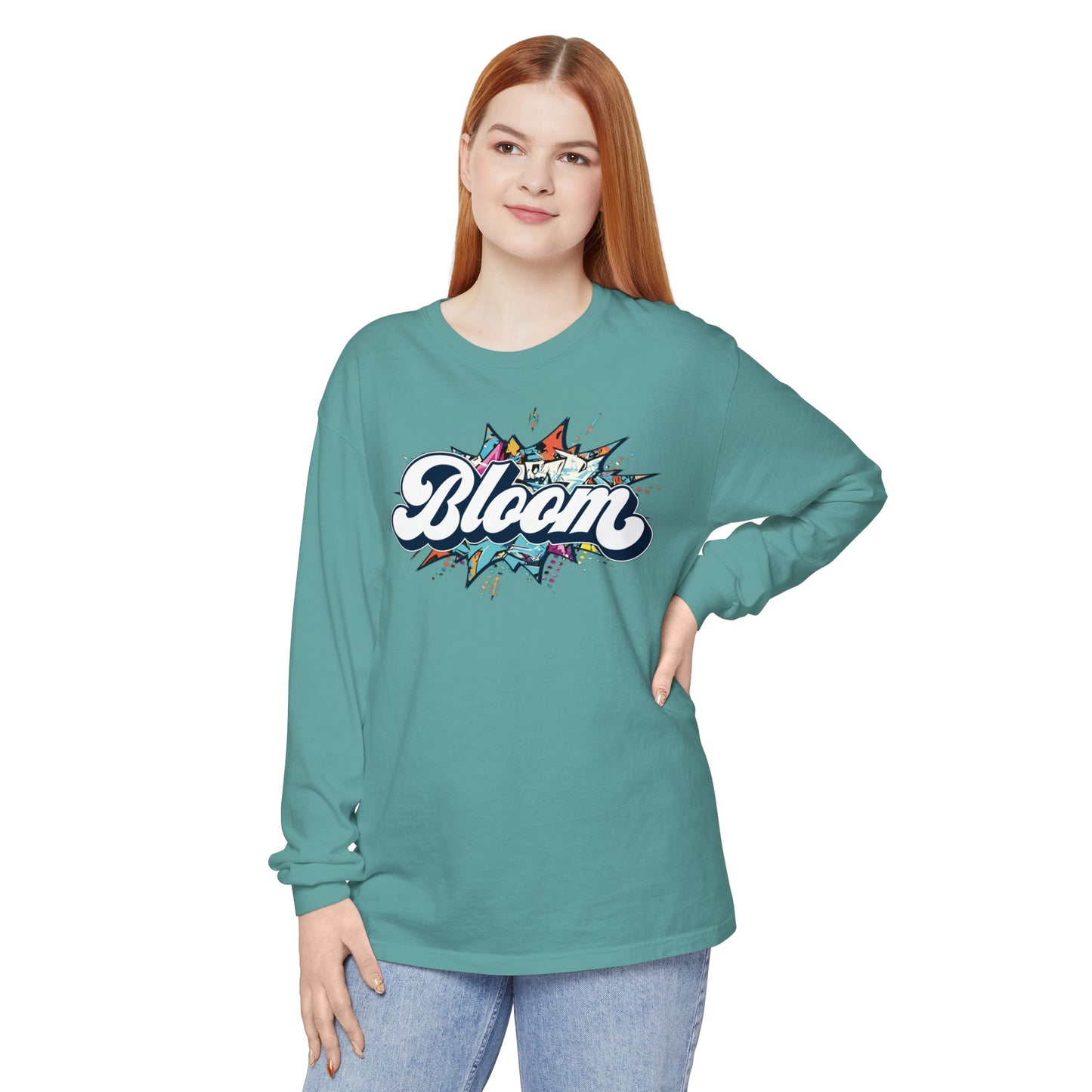 Bloom Splatter Long Sleeve T-Shirt