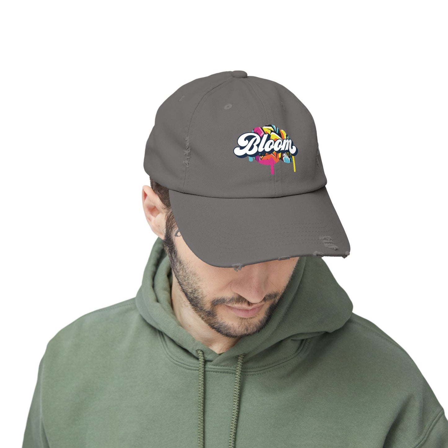Bloom Drip Distressed Cap