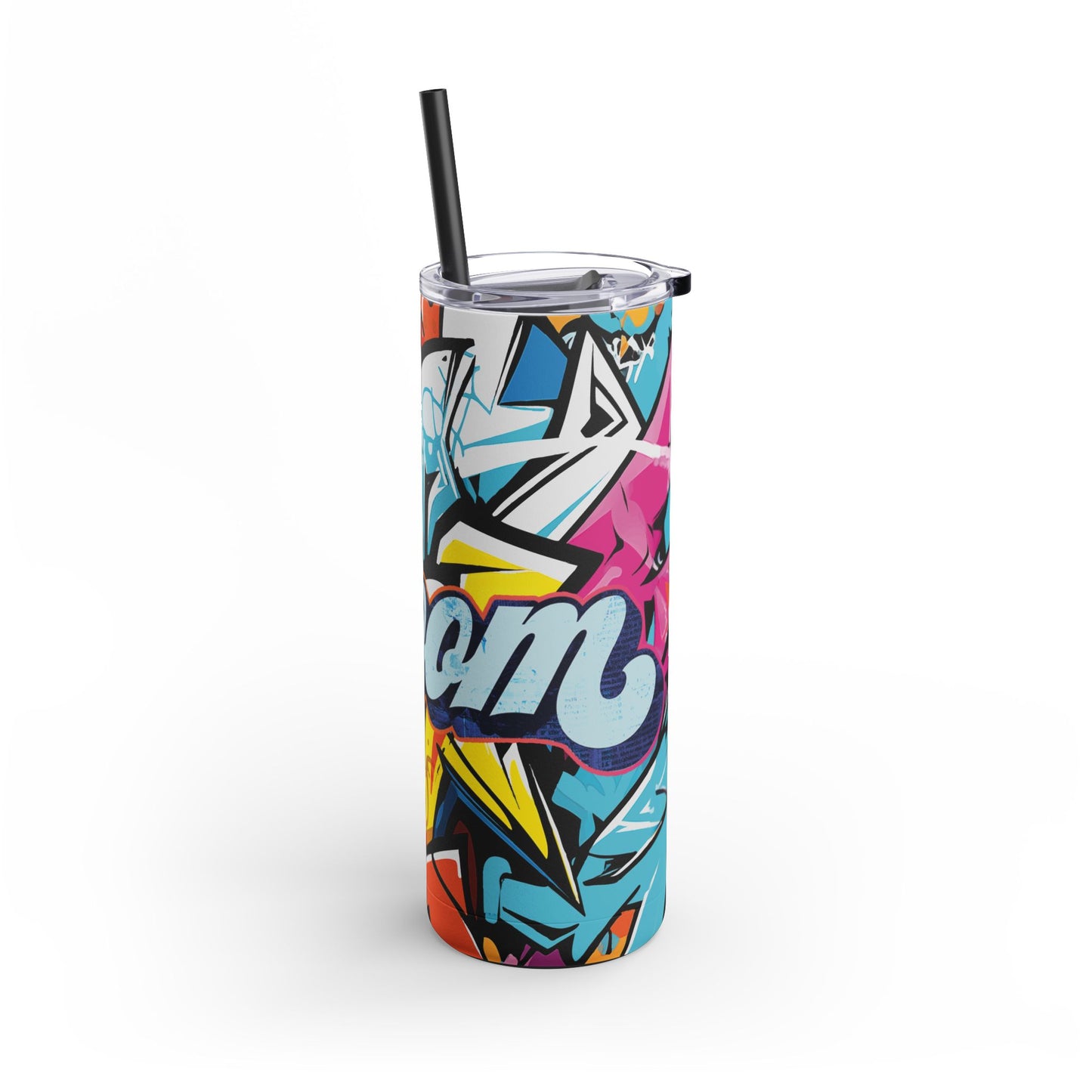 Graffiti Skinny Matte Tumbler - 20oz