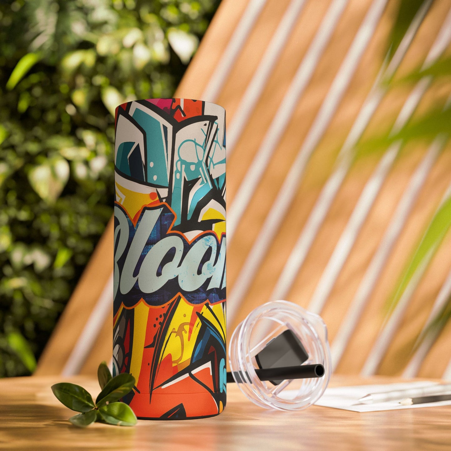 Graffiti Skinny Matte Tumbler - 20oz