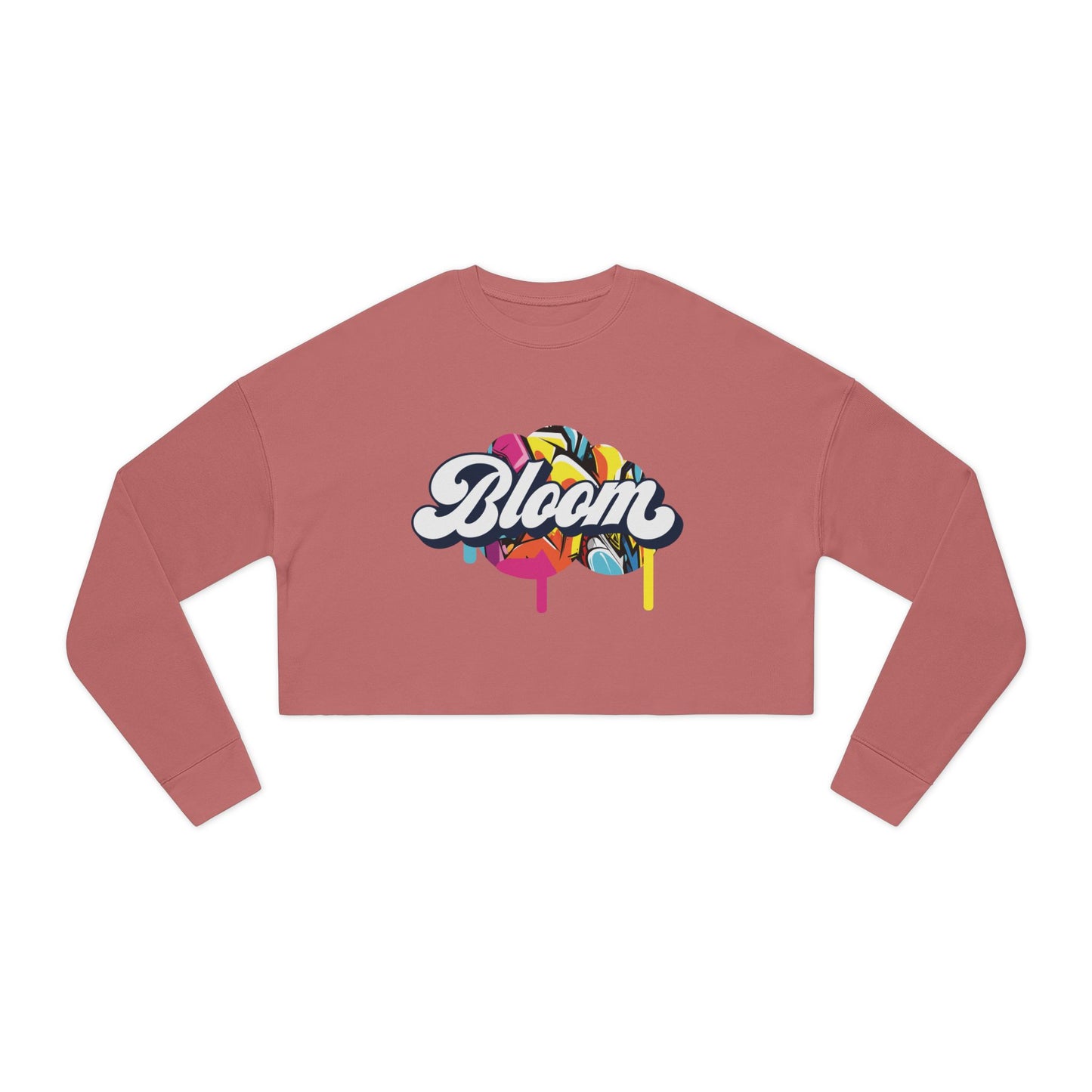 Bloom Drip Cropped Sweatshirt