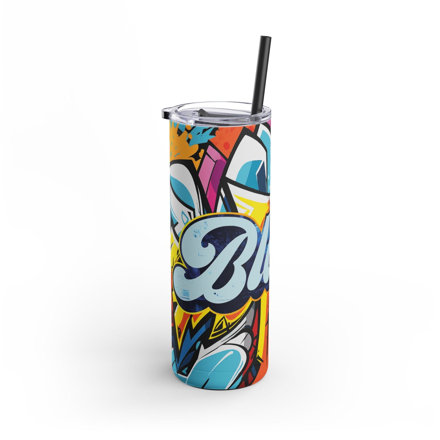 Graffiti Skinny Matte Tumbler - 20oz