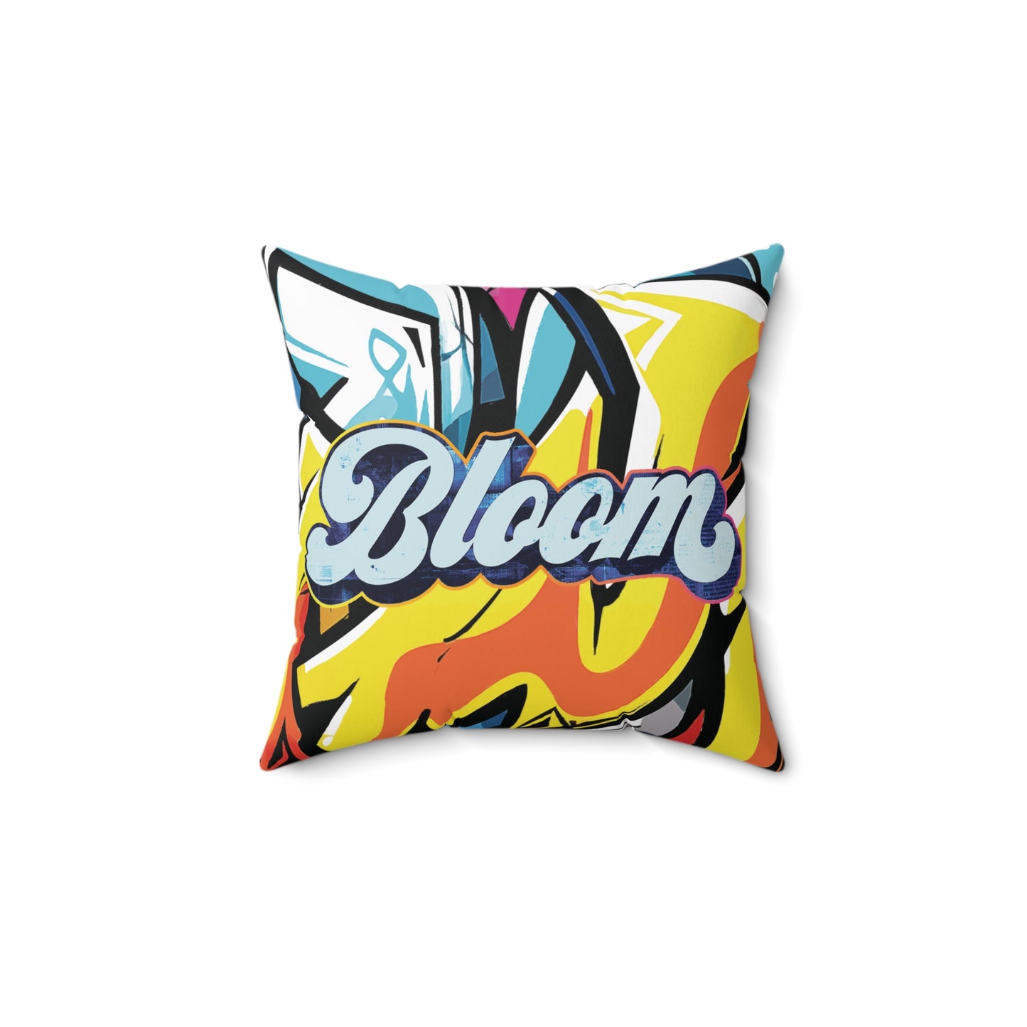Grunge Graffiti Pillow