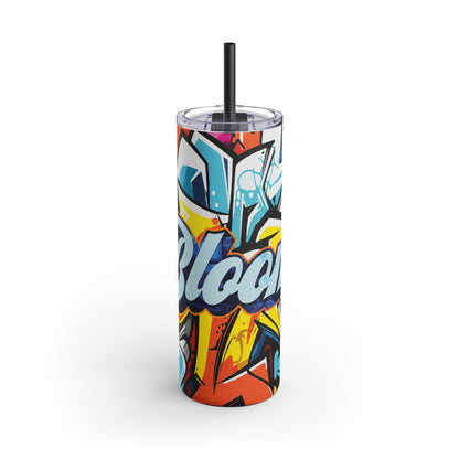 Graffiti Skinny Matte Tumbler - 20oz
