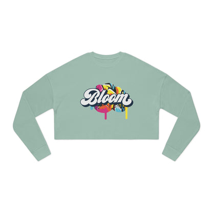 Bloom Drip Cropped Sweatshirt