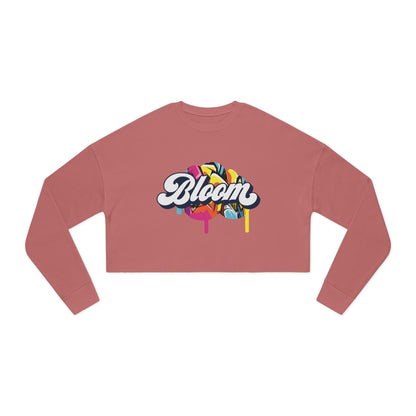 Bloom Drip Cropped Sweatshirt