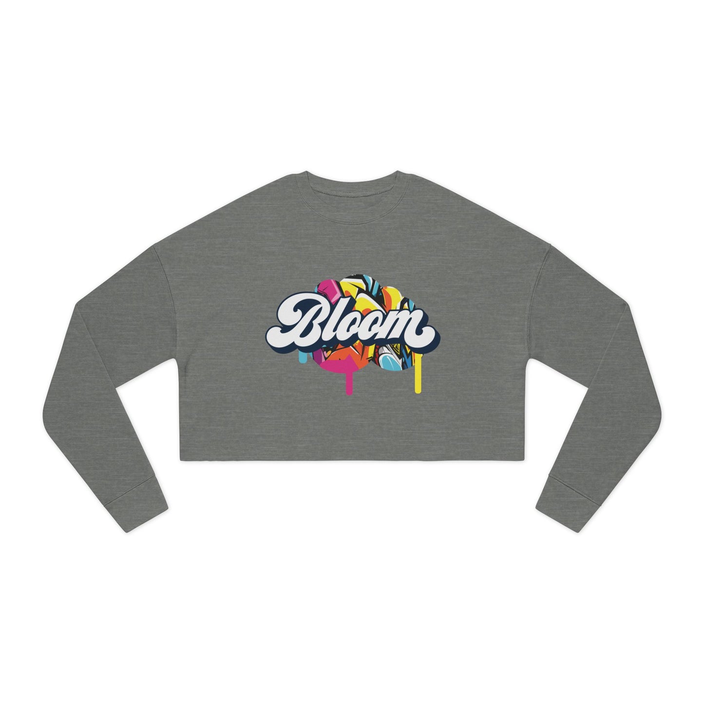 Bloom Drip Cropped Sweatshirt