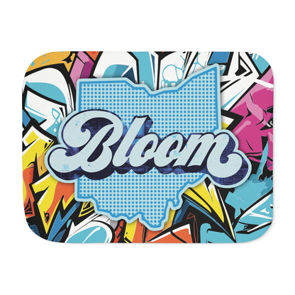Ohio Bloom Sherpa Blanket